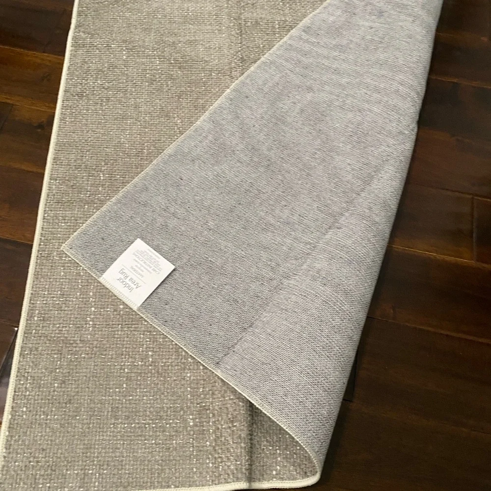 Beige Textured Area Rug